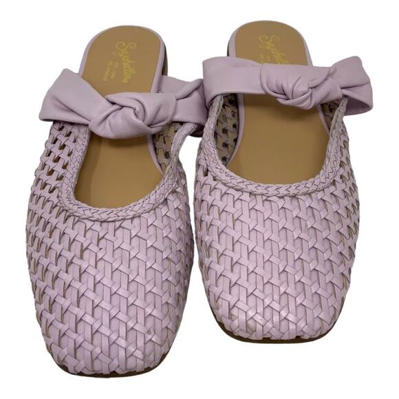 Seychelles Art Deco Leather Slip On Flat Mules Size 9 NWT $159 MSRP - Picture 5 of 7